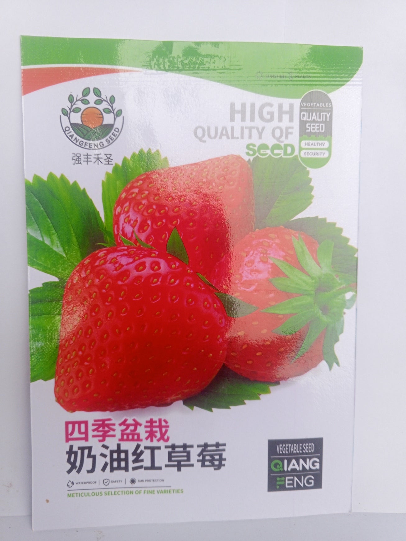sachet semence de fraise