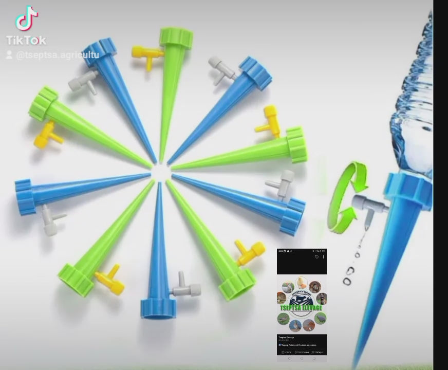 système d irrigation goute a goute a adapte sur les bouteille de jus 1.5l