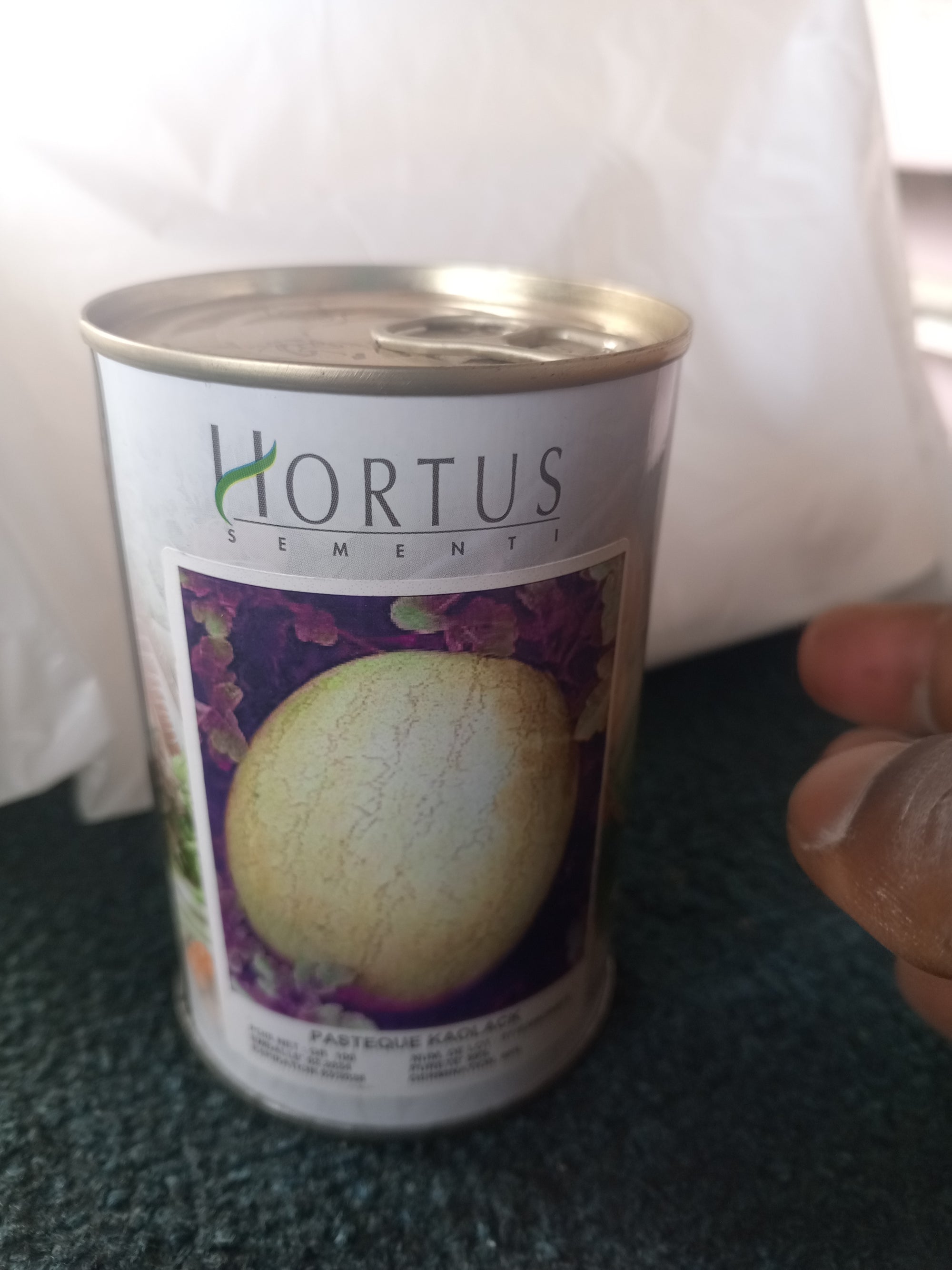 Semences en boîte